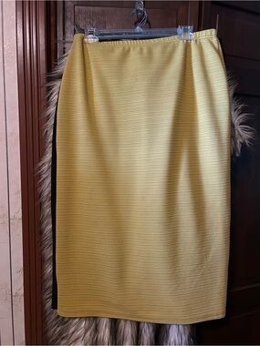 Yellow Pencil Skirt